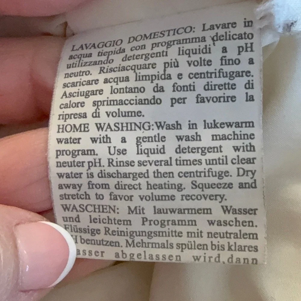 Weekend MaxMara Down Filled Long Length Belted Fur Trim Hood Women's Size 4 - Picture 8 of 14